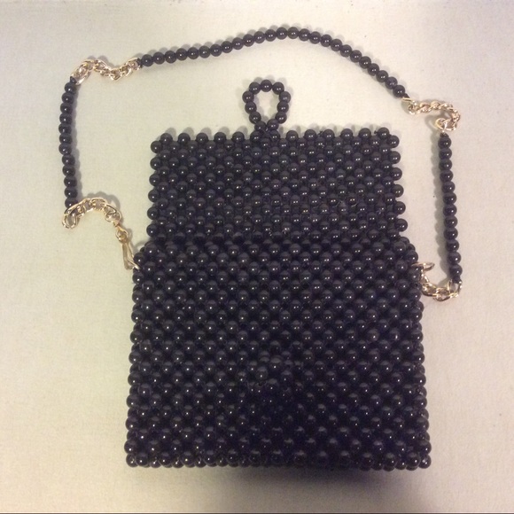 Vintage Beaded Crossbody Bag made In Italy - Picture 4 of 10